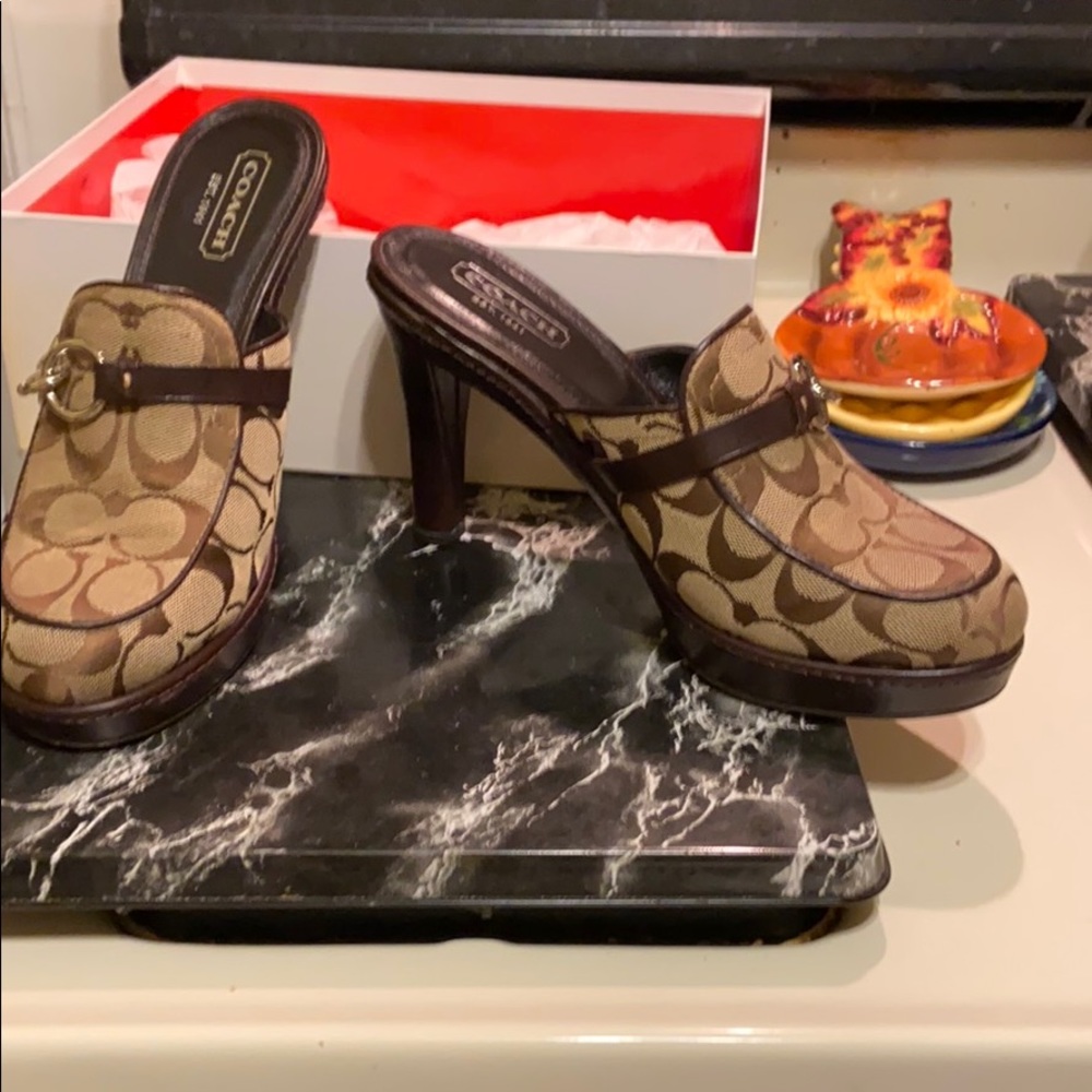 Coach slide mule. Brand new never worn